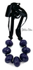 Gothic Purple Beaded Necklace for Halloween Costumes @ bitchinretro.com