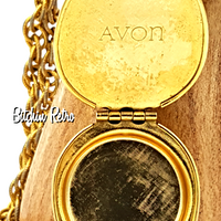 Vintage Avon Perfume Locket Necklace and Bracelet