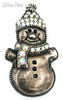 TC Vintage Snowman Brooch at bitchinretro.com