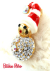 Holiday Mouse Rhinestone Brooch at bitchinretro.com
