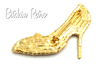 Rhinestone Stiletto Shoe Brooch at bitchinretro.com