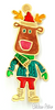 Ugly Christmas Sweater Holiday Moose Brooch at bitchinretro.com