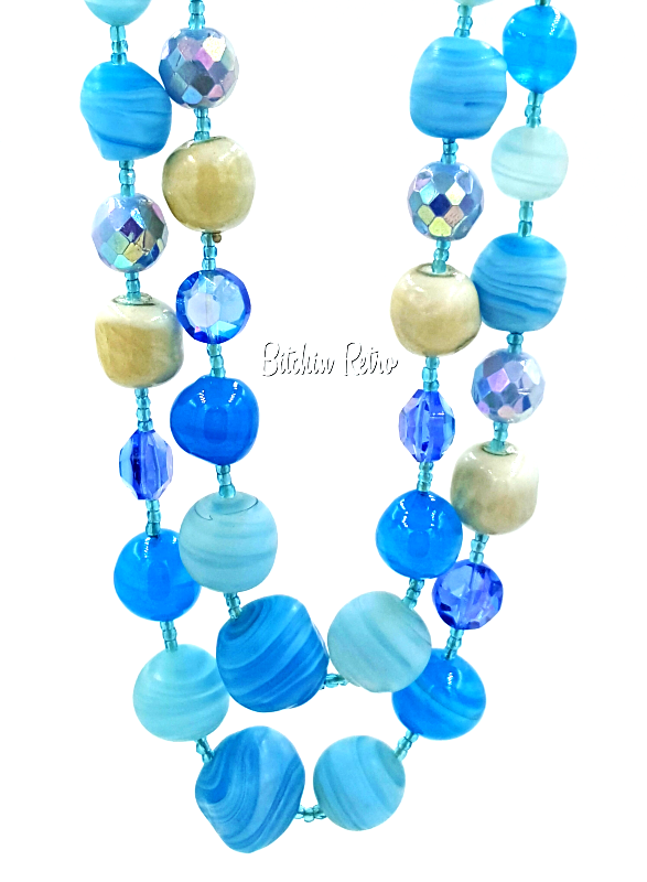 Blue 2025 glass necklace