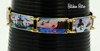 Opro Norway Gold Washed Sterling Guilloche Enamel Bracelet at bitchinretro.com