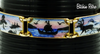 Opro Norway Gold Washed Sterling Guilloche Enamel Bracelet at bitchinretro.com