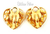 Swarovski Crystal Vintage Heart Earrings at bitchinretro.com