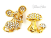Retro Styled 1970's Styled Mushroom and Mouse Pins at bitchinretro.com