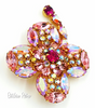 Kramer Vintage Rhinestone Brooch at bitchinretro.com