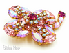 Kramer Vintage Rhinestone Brooch at bitchinretro.com