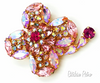 Kramer Vintage Rhinestone Brooch at bitchinretro.com