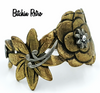 Bohemian Brass Cuff Bracelet at bitchinretro.com