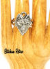 1995 EJC Wolf Ring With Game Of Thrones Vibe at bitchinretro.com