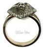 1995 EJC Wolf Ring With Game Of Thrones Vibe at bitchinretro.com