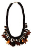 Hand Carved Safari Themed Vintage Necklace at bitchinretro.com