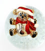 Anne Klein Christmas Teddy Bear Brooch at bitchinretro.com