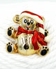Anne Klein Christmas Teddy Bear Brooch at bitchinretro.com
