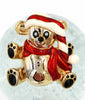 Anne Klein Christmas Teddy Bear Brooch at bitchinretro.com