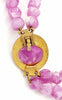 Kramer Vintage Jewelry Set With Lavender Necklace Bracelet Earrings