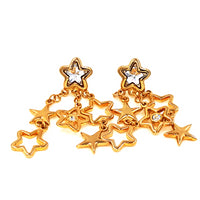 Swarovski Crystal Star Dangle Earrings at bitchinretro.com