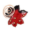 Matisse/Renoir Mid Century Modern Maple Leaf Brooch at bitchinretro.com