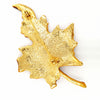 West Germany Beaded Necklace & Earring Set With Fall Leaf Brooch at bitchinretro.com