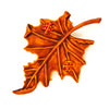 West Germany Beaded Necklace & Earring Set With Fall Leaf Brooch at bitchinretro.com