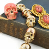 Skull Lovers Halloween Jewelry Lot at bitchinretro.com
