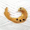 SAL Swarovski Vintage Bird Brooch at bitchinretro.com