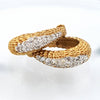 Panetta Vintage Brutalist Hoop Earrings at bitchinretro.com