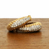 Panetta Vintage Brutalist Hoop Earrings at bitchinretro.com