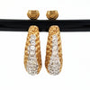Panetta Vintage Brutalist Hoop Earrings at bitchinretro.com
