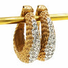 Panetta Vintage Brutalist Hoop Earrings at bitchinretro.com