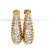 Panetta Vintage Brutalist Hoop Earrings at bitchinretro.com
