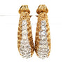 Panetta Vintage Brutalist Hoop Earrings at bitchinretro.com