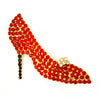 Rhinestone Stiletto Shoe Brooch at bitchinretro.com