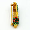 Metropolitan Museum of Art Christmas Holly Shoe Brooch at bitchinretro.com
