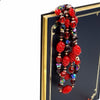 West Germany Necklace With AAi Christmas Tree Brooch at bitchinretro.com