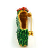 Metropolitan Museum of Art Christmas Holly Shoe Brooch at bitchinretro.com