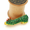 Metropolitan Museum of Art Christmas Holly Shoe Brooch at bitchinretro.com