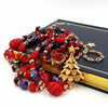 West Germany Necklace With AAi Christmas Tree Brooch at bitchinretro.com