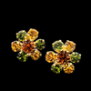 Vintage Austrian Crystal Earrings for Sale at BitchinRetro.com