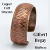 Gilbert Begay Artisan Copper Cuff Bracelet