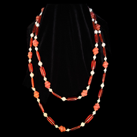 Hong Kong Vintage Beaded Necklace - Opera Length