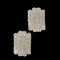 Vintage Kramer Rhinestone Earrings for Sale at BitchinRetro.com