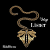 Lisner Vintage Dragonfly Pendant Necklace