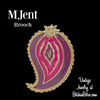 MJent Vintage Paisley Enameled Brooch for Sale at BitchinRetro.com