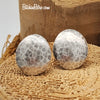 Marjorie Baer Vintage Earrings With Hammered Finish