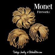 Monet Vintage Cordelia and Mirador Fireworks Brooch Collection