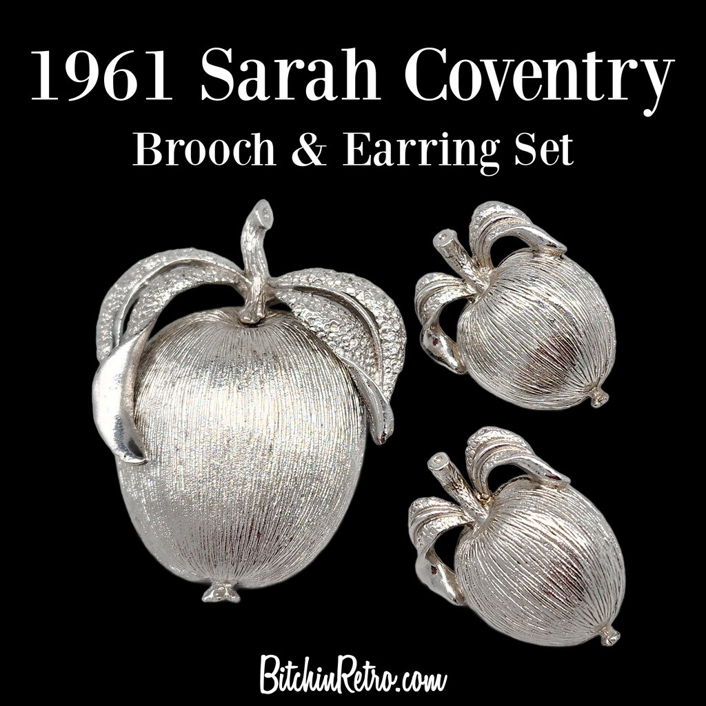 Sarah coventry apple brooch clearance