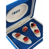 Swank Vintage Button Cover & Tie Tack Gift Set for Sale at BitchinRetro.com
